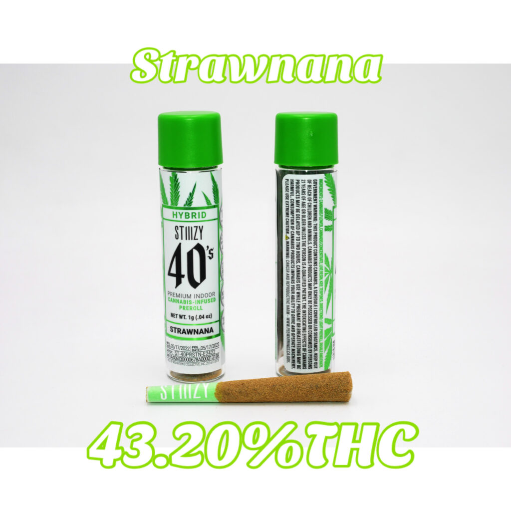 STIIIZY – Strawnana Infused Pre Roll 1 Gram (Hybrid) – Elevated Group ...