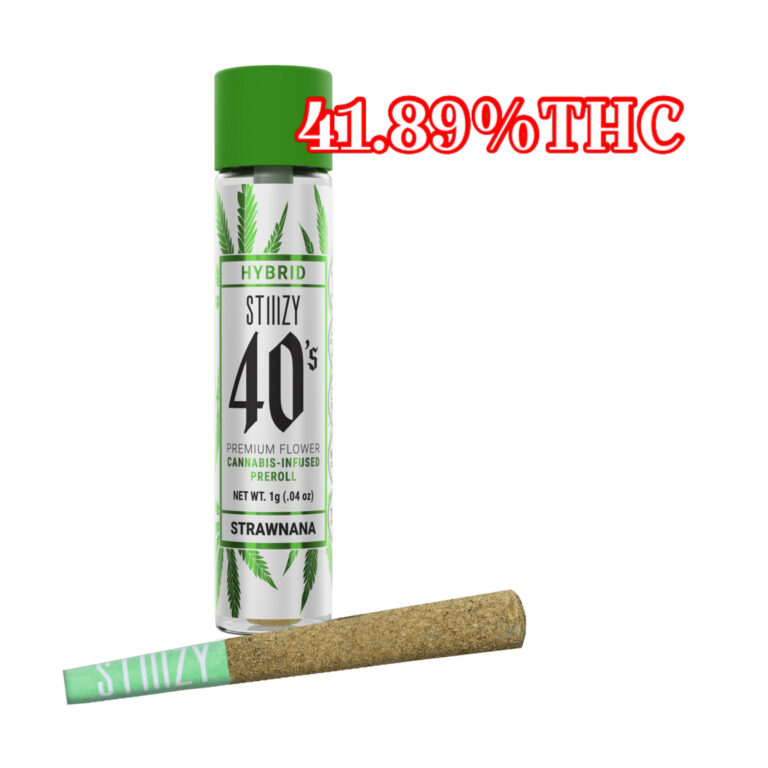 STIIIZY – Strawnana Infused 1gr Pre Roll (Hybrid) – Elevated Group ...