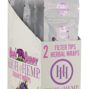 High Hemp Organic CBD Wraps - Bare Berry 2pk