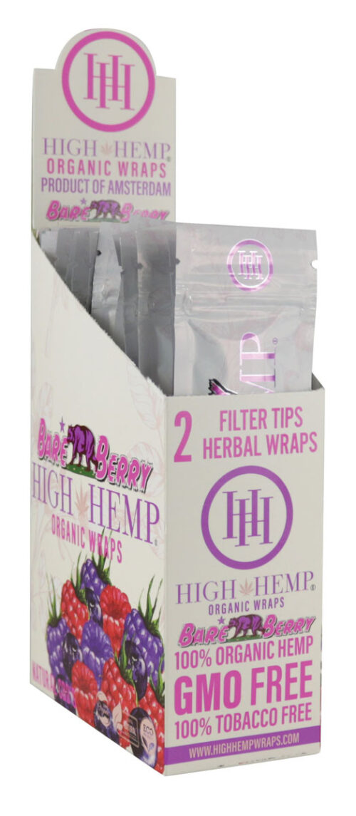 High Hemp Organic CBD Wraps - Fuzzy Peach 2pk