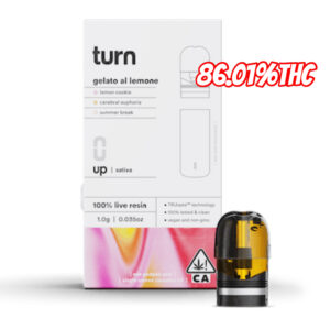 Turn Up - Gelato Al Lemone Live Resin Full Gram POD (Sativa)