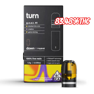 Turn Down - G.O.A.T. Live Resin Full Gram POD (Indica)
