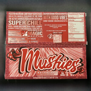 Mushmellow - Raspberry Mushroom Bar 4grms (White Chocolate)