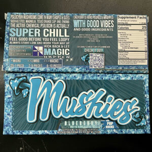 Mushmellow - Blueberry Mushroom Bar 4grms (White Chocolate)
