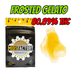 MIDSFACTORY - Frosted Gelato Shatter 1gram (Hybrid)