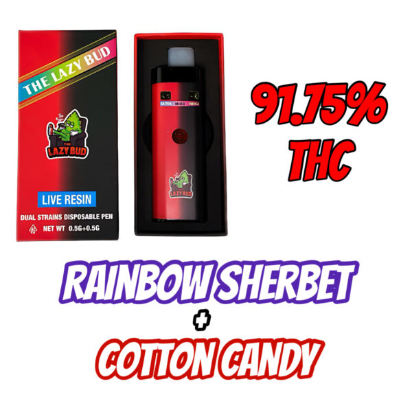 TLB - Rainbow Sherbet (Indica) + Cotton Candy (Sativa) Full Gram Dual Chamber