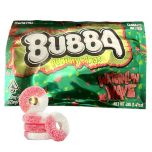 Bubba - Watermelon Wave Rings 100mg (Hybrid)