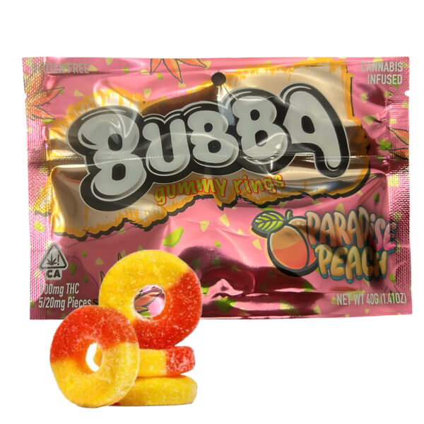Bubba - Paradise Peach Rings 100mg (Sativa)