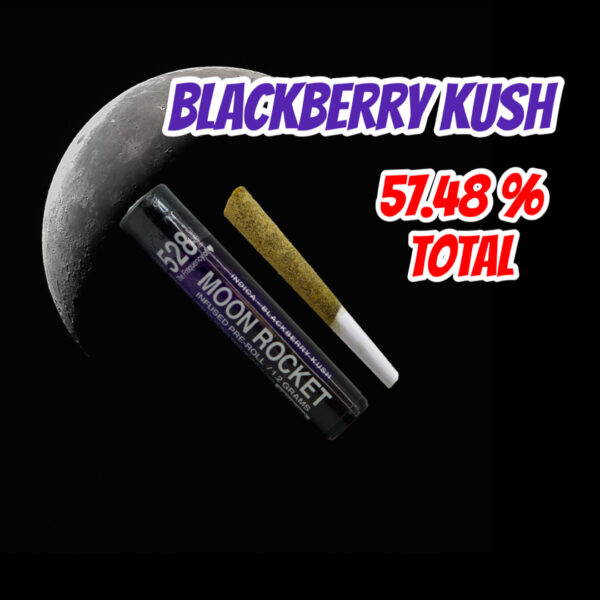 528 - Blackberry Kush Infused Moon Rocket 1.2g (Indica)