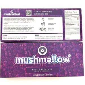 Mushmellow - Milk Chocolate Mushroom Bar 4grms