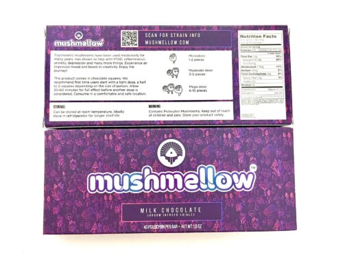 Mushmellow - Milk Chocolate Mushroom Bar 4grms