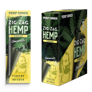 Zig Zag Terpene Infused Pre-Rolled Cones | 2pk Limoncello