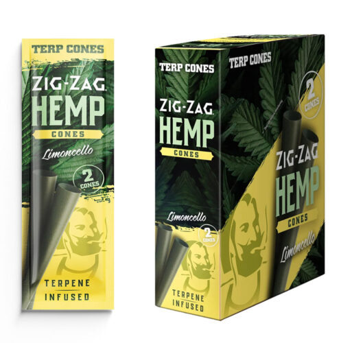 Zig Zag Terpene Infused Pre-Rolled Cones | 2pk Limoncello