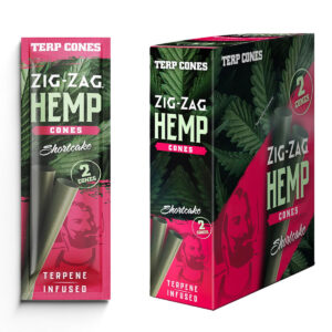 Zig Zag Terpene Infused Pre-Rolled Cones | 2pk Shortcake