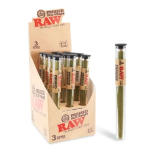 RAW Pressed Bud Wrap Cone 3Pk 1 1/4