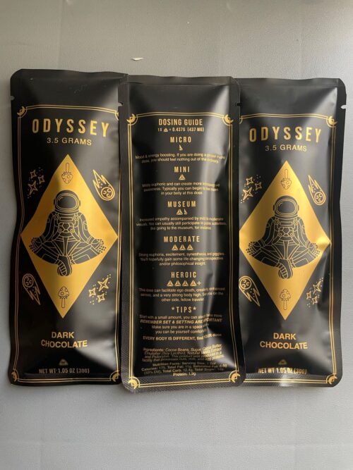 Odyssey - Dark Chocolate Mushroom Bar 3.5 grams
