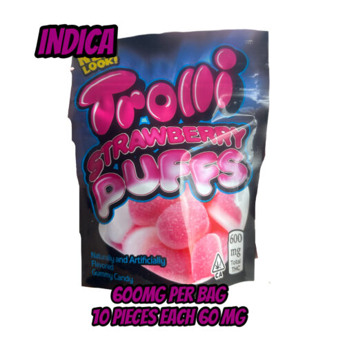 Trolli - Strawberry Puffs (Indica) 600mg