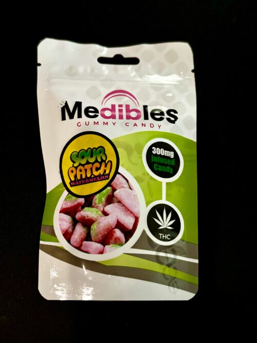 Medibles - Sour Patch Gummies Watermelon 300mg (Indica)
