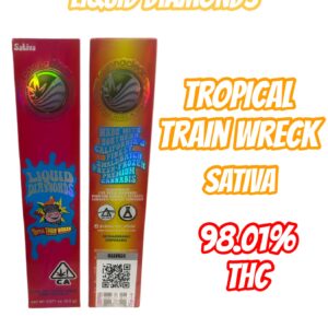 Canna Clear - Tropical Train Wreck (Sativa) 2 grams Liquid Diamonds