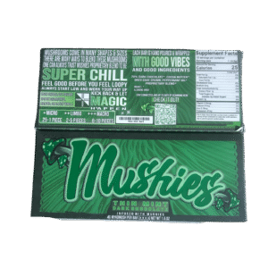 Mushmellow - Thin Mint Dark Chocolate Mushroom Bar 4grms