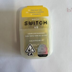 Boutique triple tank lemon Cherry 2 gram Aio Vape (Indica/Hybrid)