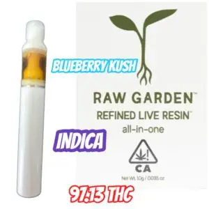 Raw Garden Blue Berry Kush (Indica) Aio 1 gram