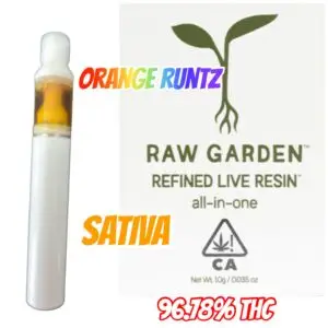 Raw Garden Orange Runtz (Sativa) 1 gram