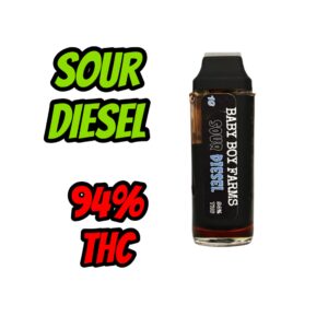 BBF Sour Diesel AIO ( Sativa) 1 gram